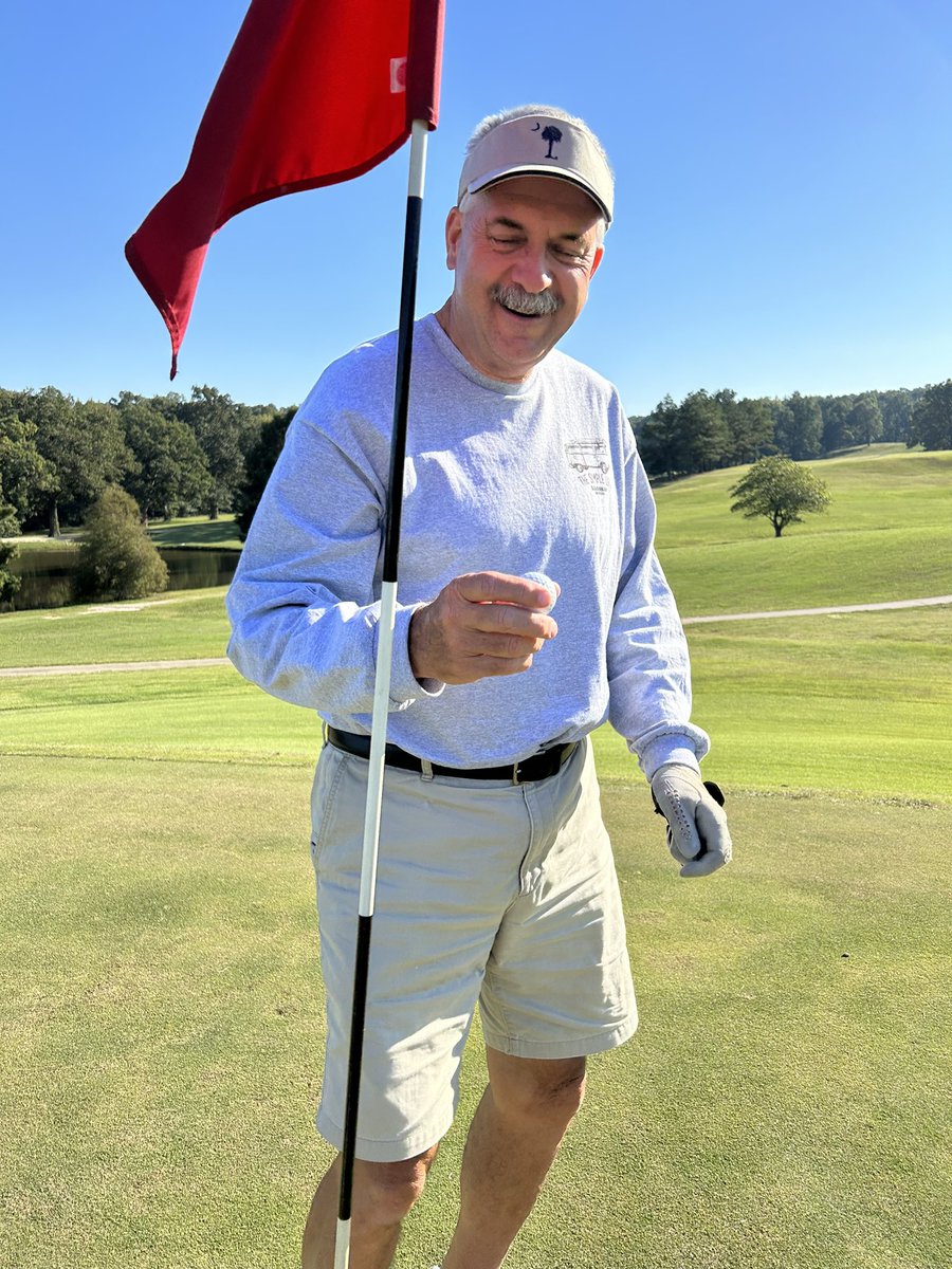 markbigw78's tweet photo. This happened today. It took 52 years. FINALLY!!  CRCC #4 hole-6 Iron-180 yards https://t.co/YwJKjqSyRi