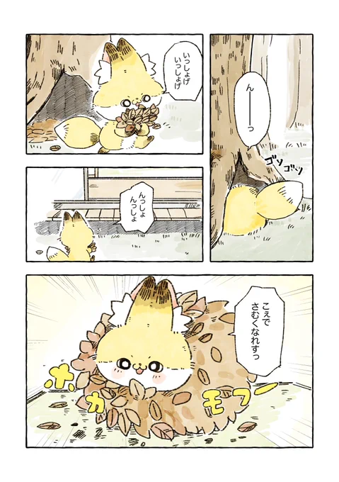 慌てて冬支度 