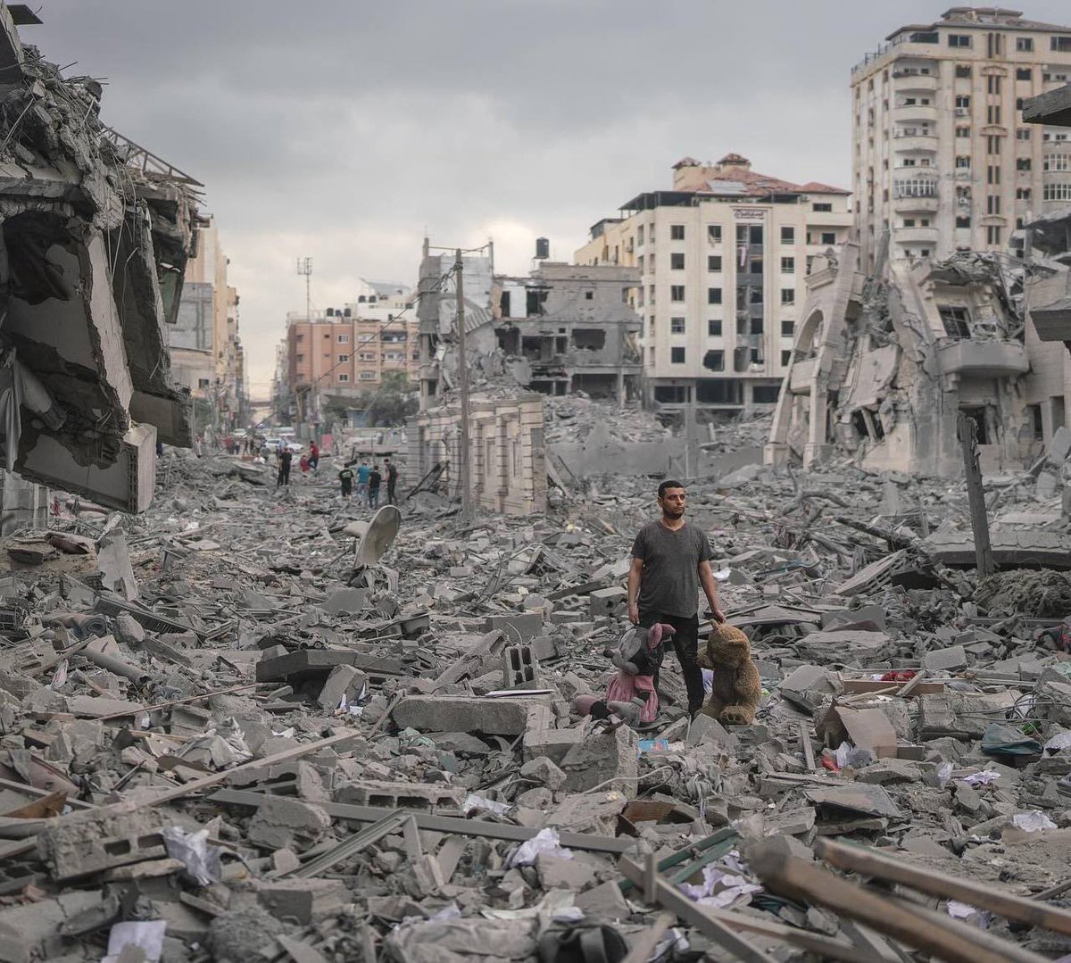 Así luce la franja de gaza