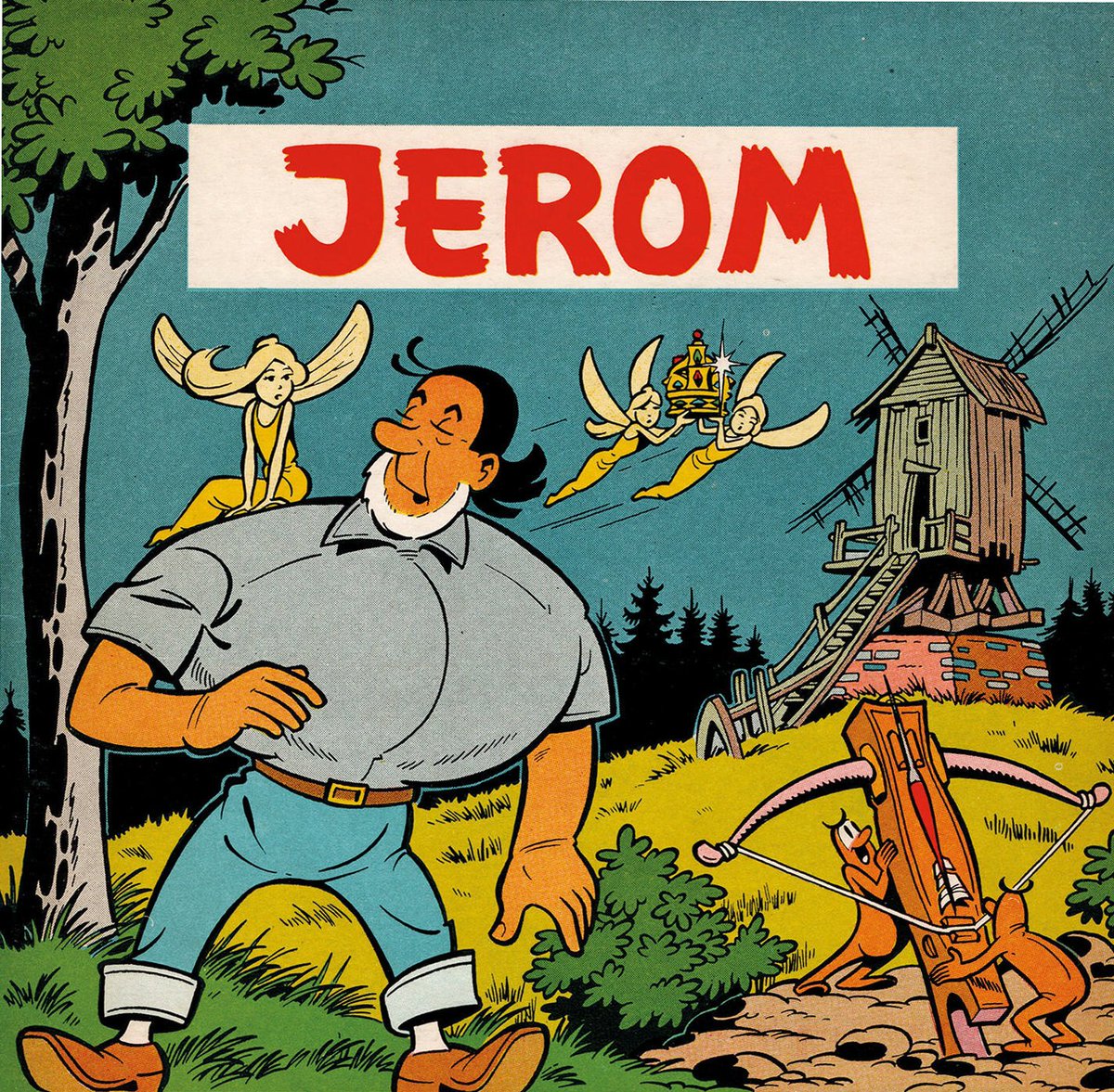 stripland_BENL's tweet photo. #Jerom gaat deels integraal bij #Standaard Uitgeverij. Het gaat om de 12 verhalen waarin #WillyVandersteen zelf het grootste aandeel had. (1960-1967) Het worden 2 bundelingen met elk 6 avonturen en een mooi dossier. Deel 1 in de lente van 2024, deel 2 in de herfst. #SuskeEnWiske https://t.co/YWplwM9Zvr