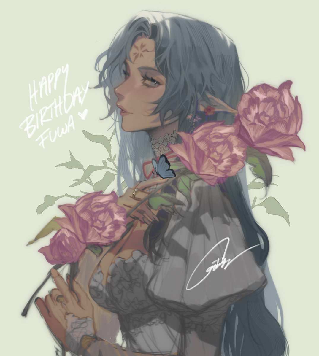 「Happy birthday  」|𝐆𝐑𝐀𝐕𝐈𝐓𝐘✦먼지のイラスト
