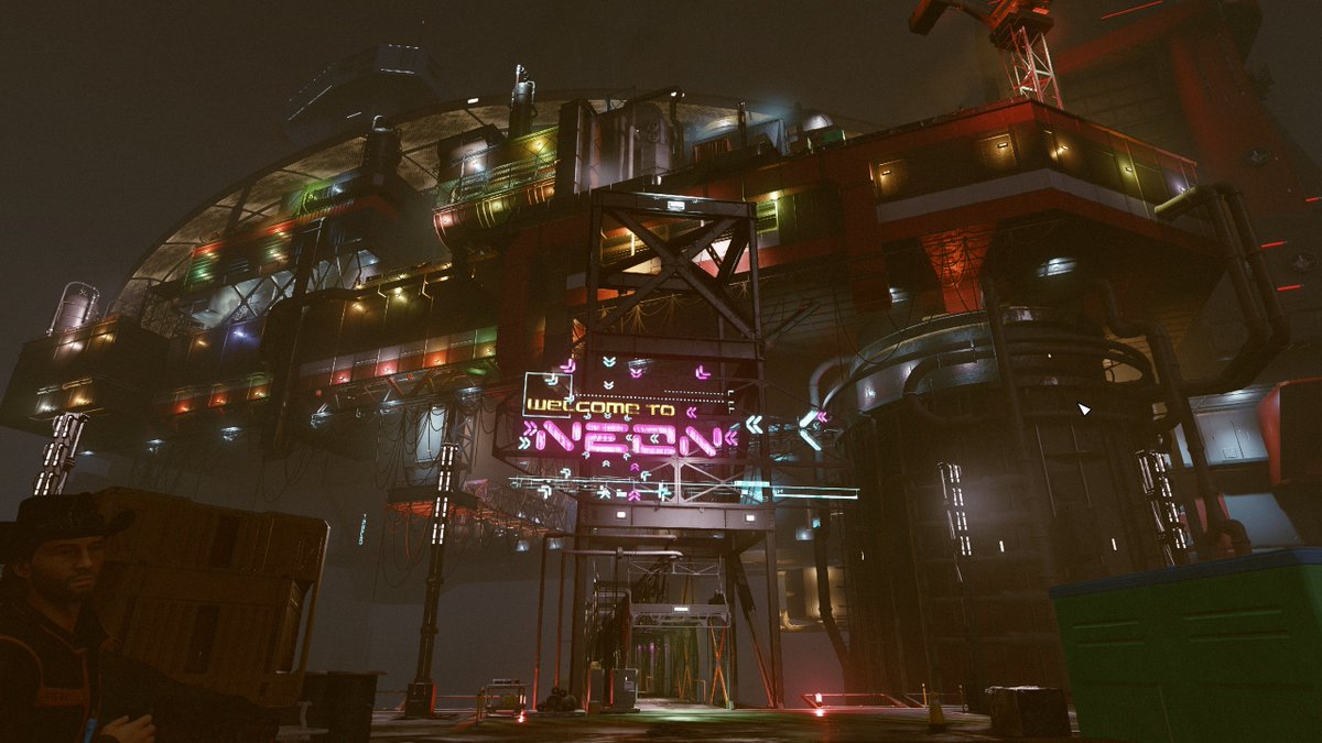 animategorilla7's tweet photo. Je ne me lasse pas des arrivées de nuit à Neon.
#Starfield https://t.co/tTp7LrUl6x