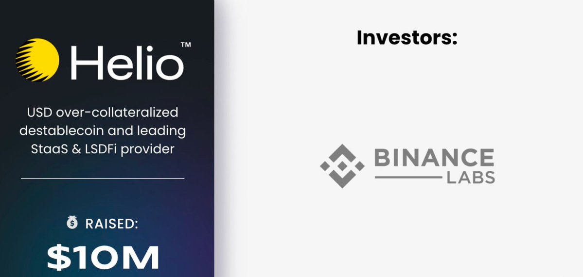 Lecter_XFinance's tweet photo. ⚡️SĂN AIRDROP DỰ ÁN RAISE 10M$ NHƯ NEUTRON - CON HÀNG ĐƯỢC LIST BINANCE TIẾP THEO VÀ COMFIRM AIRDROP - HELIO : 

1⃣ . TỔNG QUAN : 
HELIO -  một dự án Lending/Borrowing, Yield Farme và Staking, được hậu thuẫn bởi Binance Labs cùng với các tay to, gọi vốn duy nhất 1 vòng 10 triệu USD.
👉Về phần tokenomics thì dự án đã có một vài xác nhận về việc sẽ trích ra khoảng 10% tổng cung để airdrop cho những người tham gia sử dụng sớm các sản phẩm của dự án, vì vậy chúng ta sẽ cùng trải nghiệm tất tần tật Helio Protocol trong bài viết này.

2⃣ . HƯỚNG DẪN SĂN AIRDROP DỰ ÁN :

Bước 1 : Chuẩn bị tài sản trên BNB Chain

Hai loại tài sản chính mà mọi người cần chuẩn bị đó chính là BNB và BUSD để có thể tham gia trải nghiệm đầy đủ các sản phẩm của Helio Protocol.

Buớc 2 : Sử dụng Helio Money : 

👉 Truy cập : https://t.co/A08XQANcnC 
👉 Tiến hành thế chấp BUSD hoặc #BNB  sau đó vay ra token HAY ở borrow. ( Vay mượn ).
👉 Stake $HAY vừa vay được :
-  Ấn vào Earn 
- Ấn Stake $HAY để nhận thêm lãi suất .

Bước 3: Sử dụng Synclub : 
👉Truy cập: https://t.co/MbQ9dyZrrh
👉Kết nối với ví Metamask sau đó tiền hành staking BNB.
👉Mọi người sẽ nhận về token SnBNB và có thể mang nó đi tham gia các hoạt động khác trên DeFi.

Bước 4 : Hoàn thành task Galxe và Zealy ở link :
👉https://t.co/I8YOHYUgER
👉 https://t.co/0z8TQPgD3g

👉 Trên đây là tổng hợp hướng dẫn làm airdrop Helio Protocol từ Lecter - Một dự án lớn của #BNB Chain . 

👉Nếu có bất kể thắc mắc hay phản hồi gì các bạn có thể cmt ở phía dưới đây hoặc join channel của chúng mình nhé : https://t.co/PbV50xWT1q 
và fl X của chúng mình : @HiddenGems_X