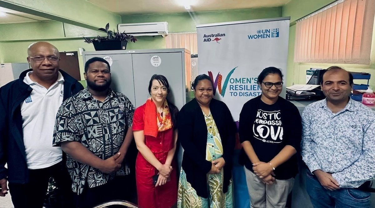 We are supporting women to be better represented across climate &amp; disaster risk.

With support from 🇦🇺 and <a href="/UN_Women/">UN Women</a>, <a href="/wrdhub/">Women’s Resilience to Disasters</a> has partnered with <a href="/AdraFiji/">ADRA Fiji</a> and <a href="/femlinkpacific/">femLINKpacific</a> for training &amp; advocacy for women in communities facing climate &amp; disaster risk.