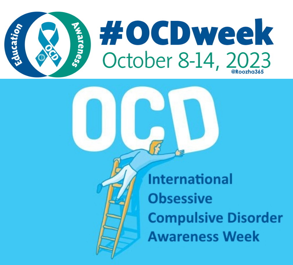 امسال ۸ تا ۱۴ اکتبر #هفته_آگاهی_از_اختلال_وسواس_فکری_و_عملی است. وسواس نوعی تکرار در افکار و رفتار است که فرد احساس می‌كند با «تكرار» می‌تواند اضطراب خود را كاهش دهد يا جلوی يک اتفاق بد را بگیرد
#روزها
#OCDweek
#internationalOCDawarenessweek
#ocdawarenessweek
