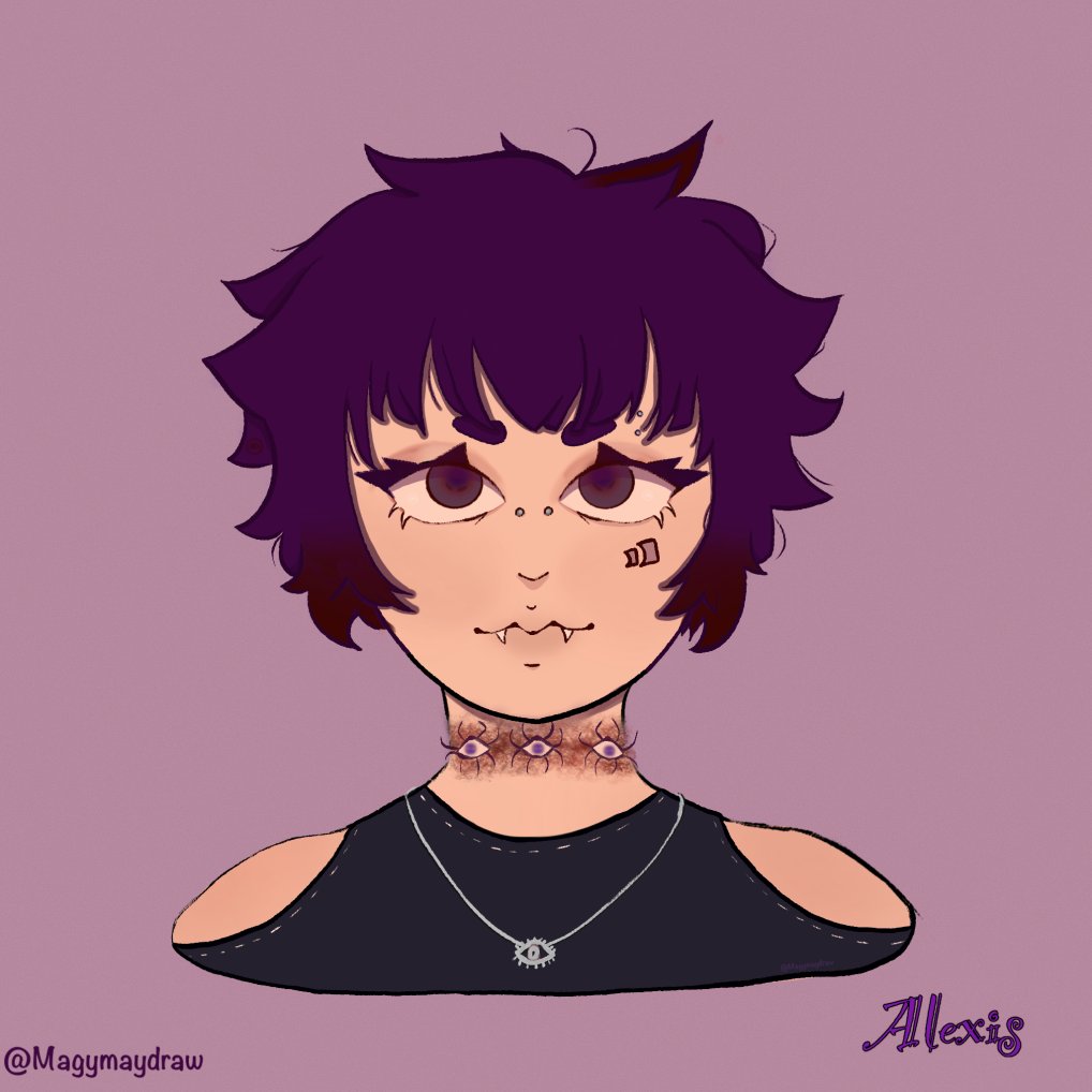 magymaydraw's tweet photo. Happy Halloween month! I did a monster redesign of Alexis 😈👻 https://t.co/zVzPQfMlin