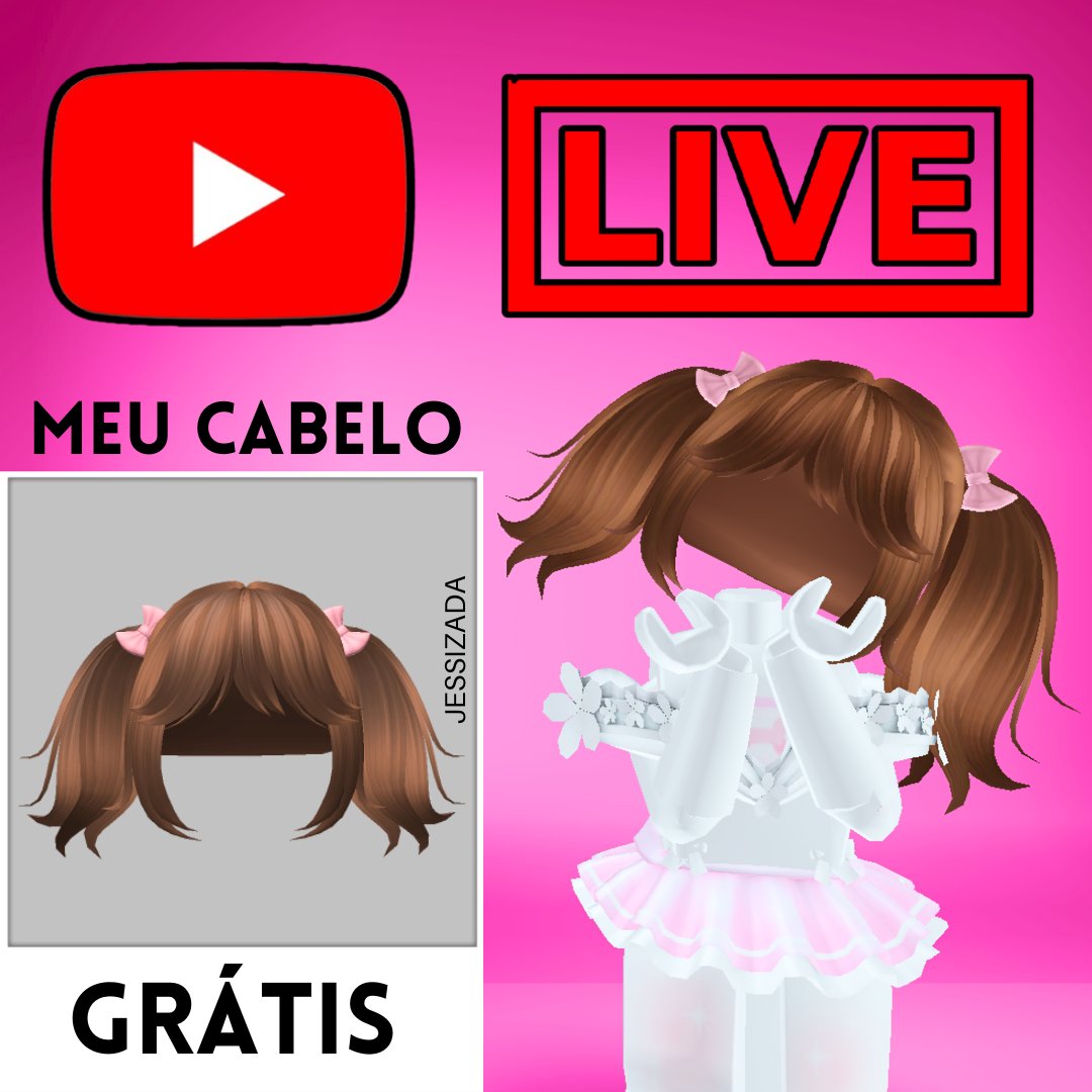 jessizada on X: 👾COMO PEGAR CABELO LIMITED GRÁTIS NO ROBLOX