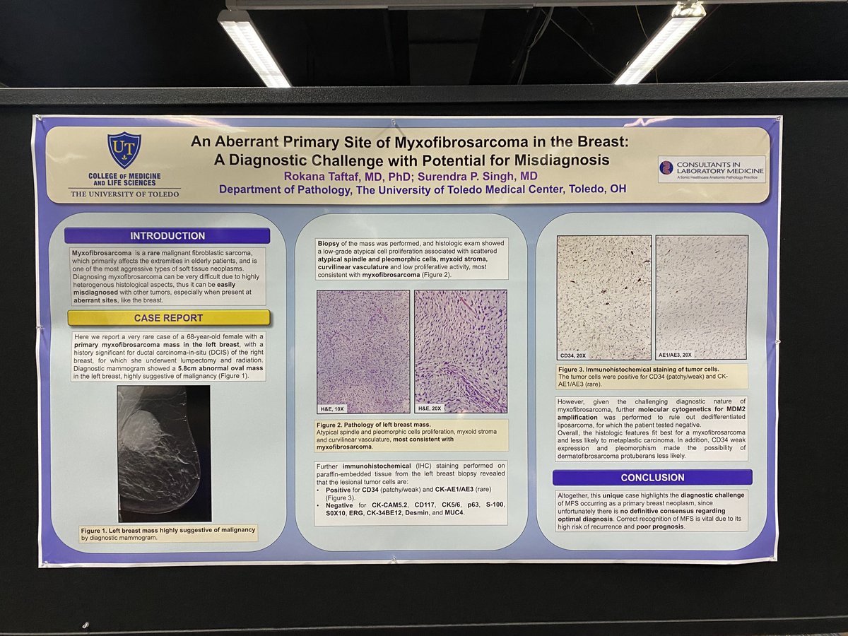It was wonderful to attend #CAP23 this year in Chicago to present my poster and get to meet new colleagues @pathologists! Looking forward to next #CAP24