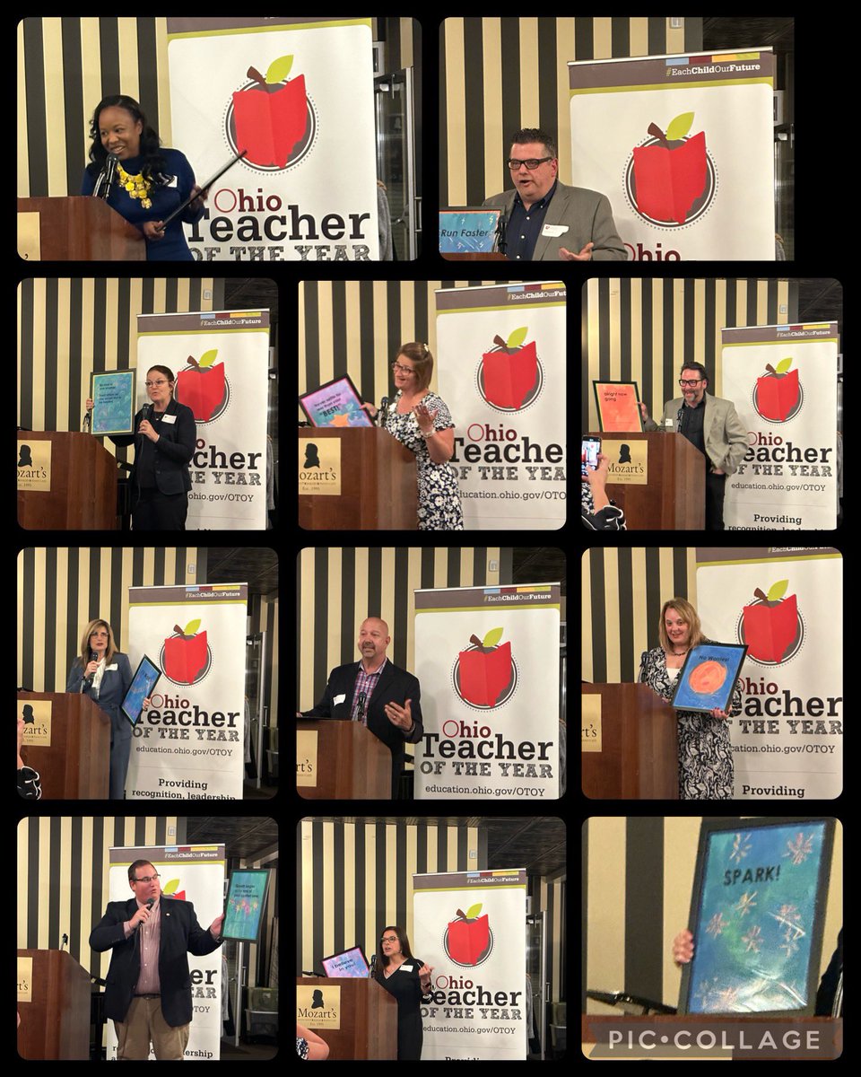 melissakmetz116's tweet photo. An amazing day of recognition for @1MarkLowrie  &amp; the 2024 Ohio Teacher of the Year cohort! I hope they feel celebrated and appreciated in every way. Their expertise, leadership, and passion are an inspiration to us all, and I can’t wait to see where this journey takes them! https://t.co/UuKRvHF0TF