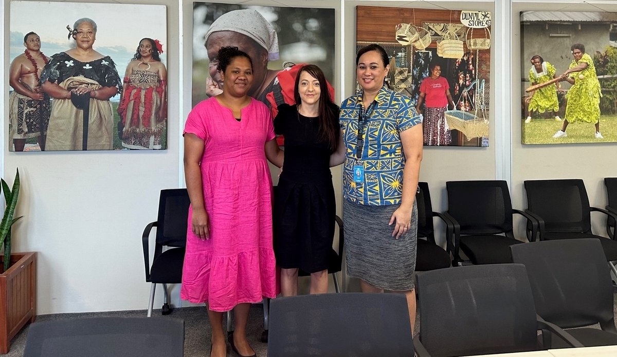 AusHumanitarian's tweet photo. We are supporting women to be better represented across climate &amp; disaster risk.

With support from 🇦🇺 and @UN_Women, @wrdhub has partnered with @AdraFiji and @femlinkpacific for training &amp; advocacy for women in communities facing climate &amp; disaster risk. https://t.co/53rcPZm6lo