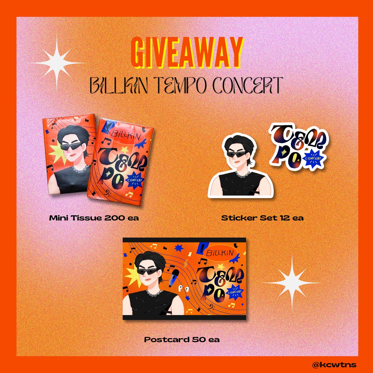 kcwtns's tweet photo. 𝘗𝘭𝘦𝘢𝘴𝘦 𝘬𝘪𝘯𝘥𝘭𝘺 𝘳𝘦𝘱𝘰𝘴𝘵 - ✿‧⁺
Giveaway
🎤 𝐁𝐢𝐥𝐥𝐤𝐢𝐧 𝐓𝐞𝐦𝐩𝐨 𝐂𝐨𝐧𝐜𝐞𝐫𝐭🪩✨
Date : 4 Nov 2023
Time : TBA
Location : Impact Arena
🔖 First come, First served ◟ ◡̎✧
#BillkinTempoConcert #bbillkin
#GiveawaysforBKPPFC https://t.co/z0at7AebIi