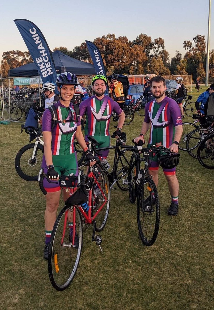 Team Freo riding to fight cancer 💜

This weekend I’ll be once again riding 200km with the amazing crew from <a href="/freodockers/">Fremantle Dockers</a> to help raise funds for cancer research.

I’m aiming to reach my goal of $2,500 by this Friday, so please donate if you can 🫶

🔗: cancer200.org.au/fundraisers/ca…