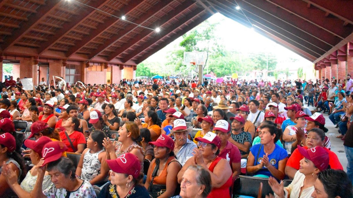 YolandaOsunaH's tweet photo. ¡Gracias, Tenosique. Seguimos juntos en defensa de la 4T! https://t.co/gqxSp80mGC