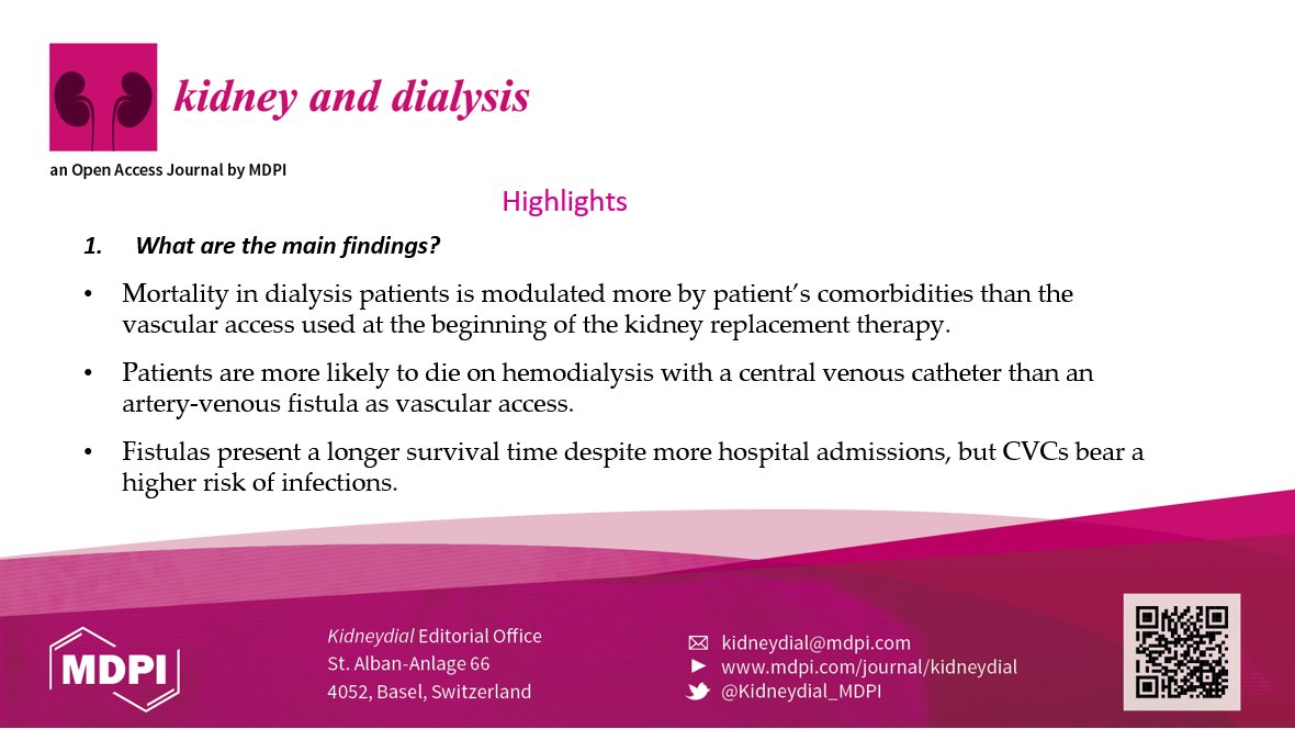Kidneydial_MDPI's tweet photo. #TopViewedPaper @Kidneydial_MDPI
𝐕𝐚𝐬𝐜𝐮𝐥𝐚𝐫 𝐀𝐜𝐜𝐞𝐬𝐬, 𝐂𝐨𝐦𝐩𝐥𝐢𝐜𝐚𝐭𝐢𝐨𝐧𝐬 𝐚𝐧𝐝 𝐒𝐮𝐫𝐯𝐢𝐯𝐚𝐥 𝐢𝐧 𝐈𝐧𝐜𝐢𝐝𝐞𝐧𝐭 #𝐇𝐞𝐦𝐨𝐝����𝐚𝐥𝐲𝐬𝐢𝐬 𝐏𝐚𝐭𝐢𝐞𝐧𝐭𝐬
📖Full paper: https://t.co/20C0srDqBJ
#CentralVenousCatheter #AVF #Fistulas
@maxtorreggiani @unipv https://t.co/5isnxUnfIr