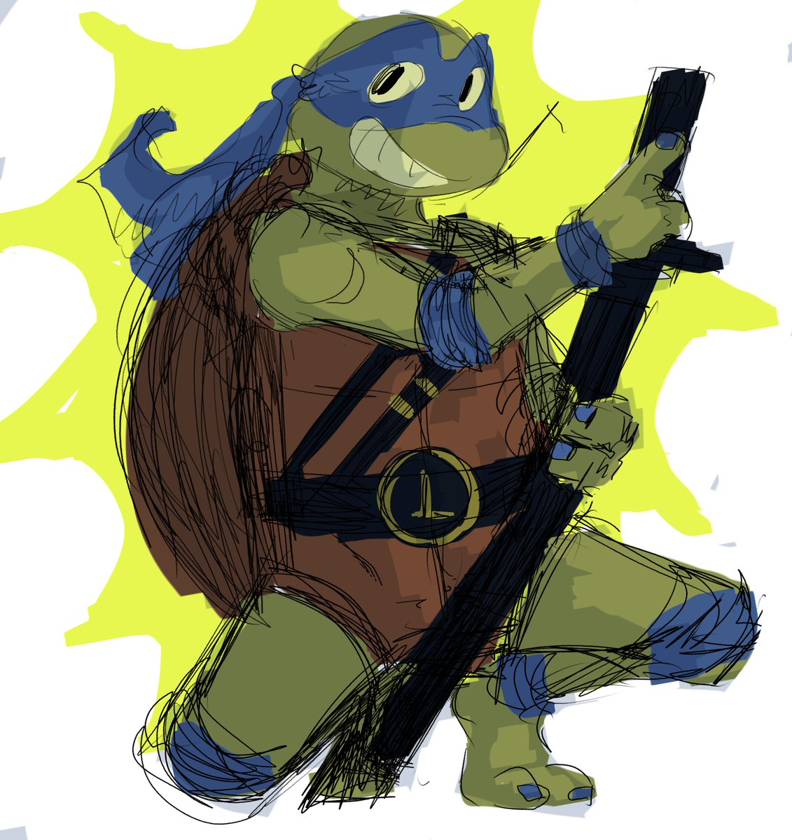 mao_soleum's tweet photo. Unfinished sketch of Leo💙 I will finish it someday...maybe 
#tmnt #TMNTMutantMayhem #MutantMayhem #tmntleo https://t.co/XQMXOUJPdf