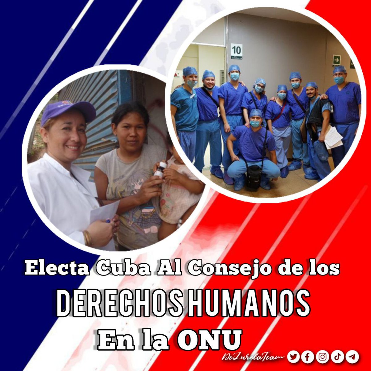 Somos ejemplo para el mundo entero:
En medio de la emergencia global por la Covid-19, más de 50 brigadas llegaron a 39 estados para contribuir con el enfrentamiento a la pandemia.

#CubanosConDerechos #DeZurdaTeam
