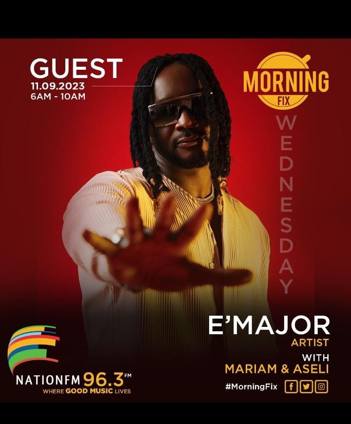robioeugene's tweet photo. Good morning.  Time to tune in for fun conversations and great music on the #MorningFix with @brian_aseli and @MariamBishar on @NationFmKE https://t.co/kNW8uuhMpP