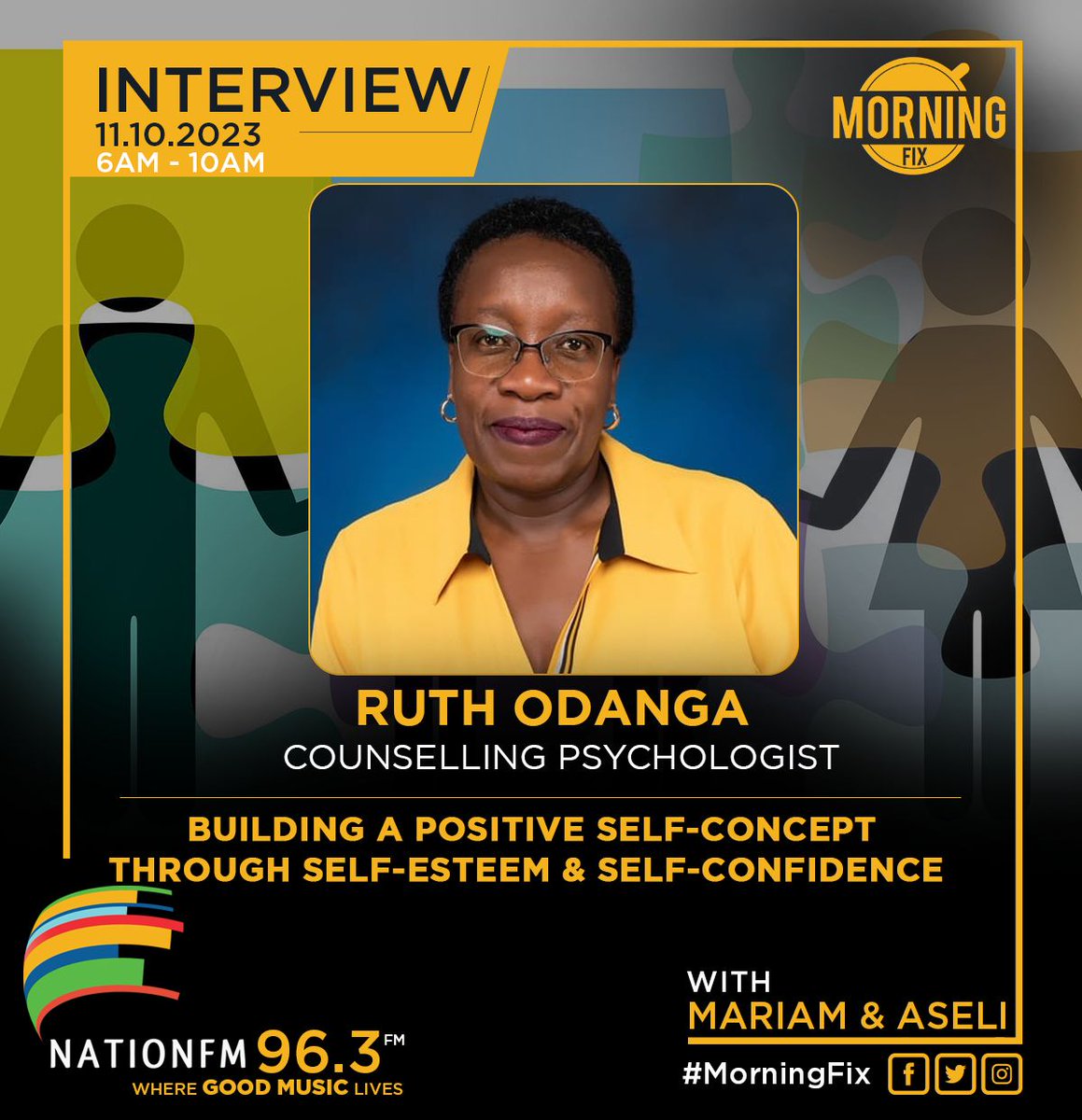 robioeugene's tweet photo. Good morning.  Time to tune in for fun conversations and great music on the #MorningFix with @brian_aseli and @MariamBishar on @NationFmKE https://t.co/kNW8uuhMpP