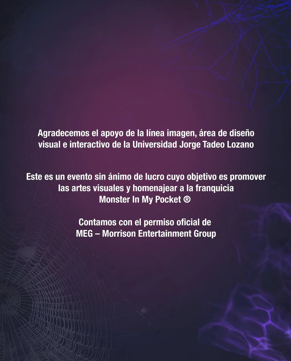 OfficialMIMP's tweet photo. Getting excited for the #MonsterInMyPocket tribute art exhibition coming Friday, Oct. 27th at the Jorge Tadeo Lozano University in Bogotá, Columbia. This event brings together the best local artists to re-imagine the classic creatures from the Monster In My Pocket franchise! https://t.co/HgvosOFy5V