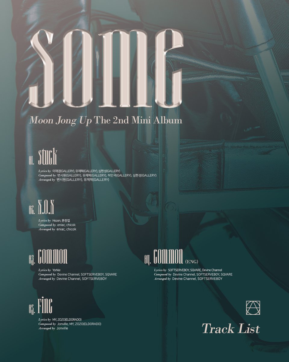 maenter1234's tweet photo. Moon Jong Up The 2nd Mini Album
'SOME' Track List

2023.10.30 6PM (KST) Release 

#문종업 #MoonJongup 
#文鐘業 #ムン·ジョンオプ 
#SOME #Track_List https://t.co/uEMgaJN3NX