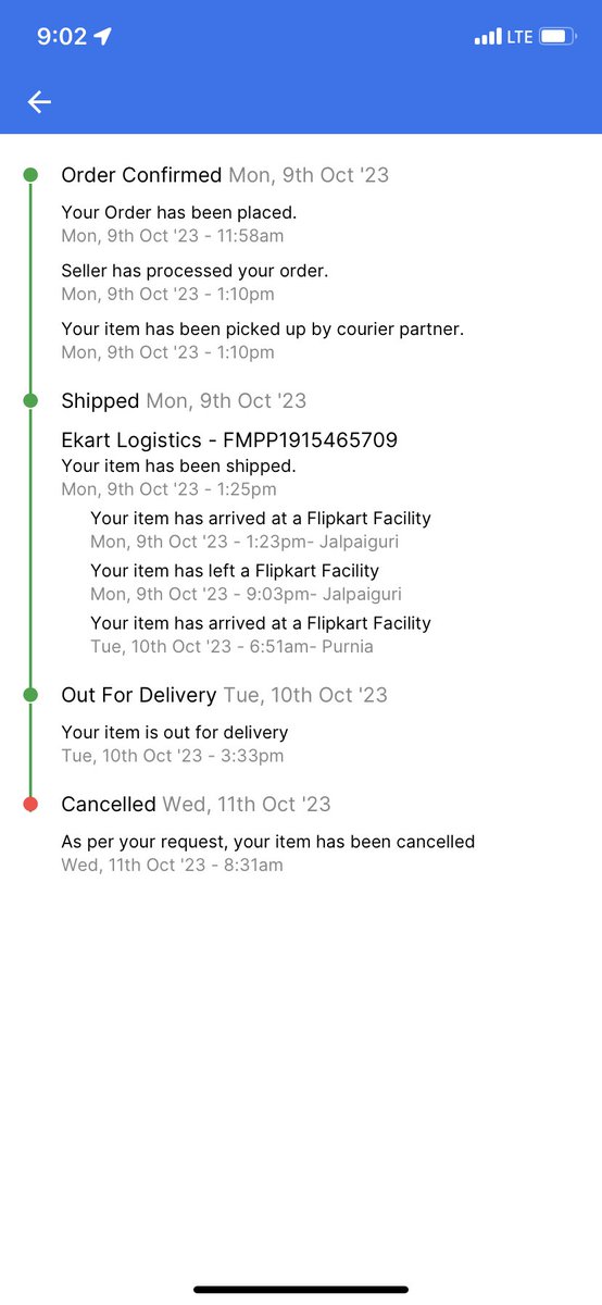 riteshraj13's tweet photo. i haven’t received any call from the delivery executive and my order got cancelled Rs. 199 have been charged as a processing fee where is that amount. Just shame on your pathetic service during sale man. @Flipkart @flipkartsupport @flipkart https://t.co/iYkbeA9ngm