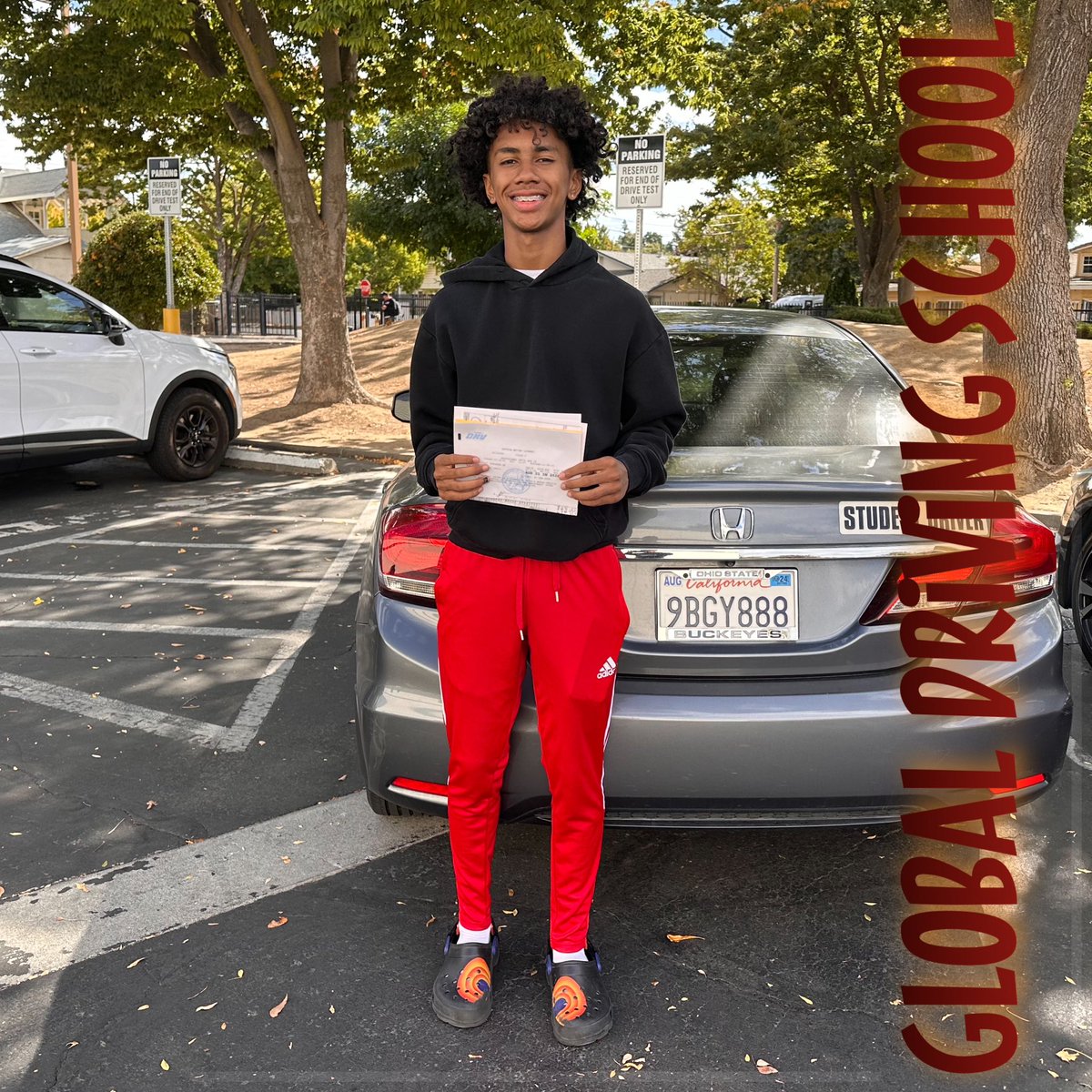 GlobalDriving's tweet photo. https://t.co/EGHzPq7F4D congrats to Rashawn from Elk Grove…licensed with flying colors! #GlobalDrivingSchool https://t.co/RYVjnPJCK4