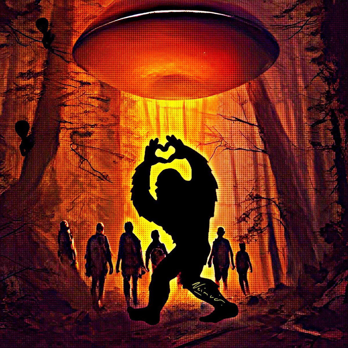 ArtByNeimad's tweet photo. - Secret’s Amongst Friends -
#Neimad #ArtByNeimad #AlienArt #Ufos #Aliens #UfoArt #UfoTwitter #Art #Bigfoot #Sasquatch #BigFootArt #SasquatchArt #StayCreative https://t.co/L4PjxjvRHo