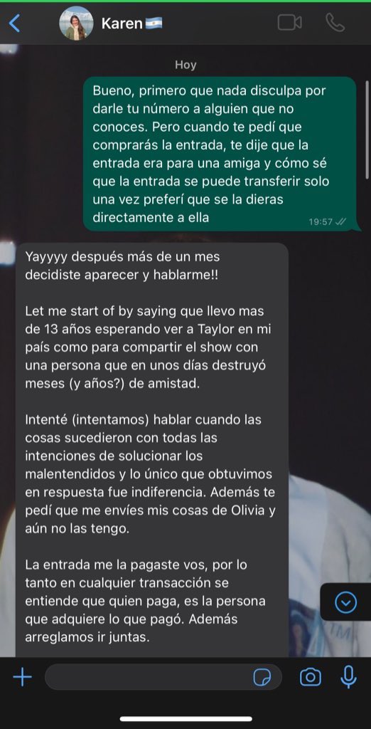 littlelxughter's tweet photo. Y ahora me dijo que me va a devolver el dinero en pesos argentinos y no en soles. Cuando el peso argentino vale la mitad de lo valía en Junio. https://t.co/U39uMbCyng