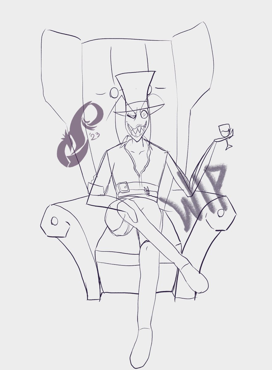 WIP!!  I really want to draw Black Hat in something fashionable.  This might take some time to accomplish but I have an idea! 
#Villanos #Villainous #BlackHat #VillanosBlackHat #VillainousBlackHat #WIP #WIPfanart