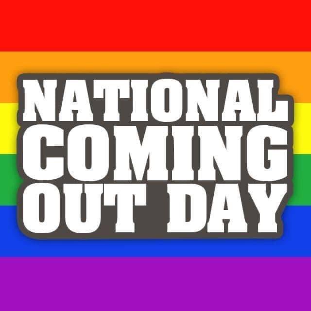 DrRonHolt's tweet photo. Today is #NationalComingOutDay.

No one belongs in the closet. But if you’re safer inside, I’ll guard the door. 

If you ever need someone to come out to, I’m here. No judgment, just support and love. 

If you’re family doesn’t support you, you are part of my family now. #NCOD https://t.co/vPqPCHcUzr