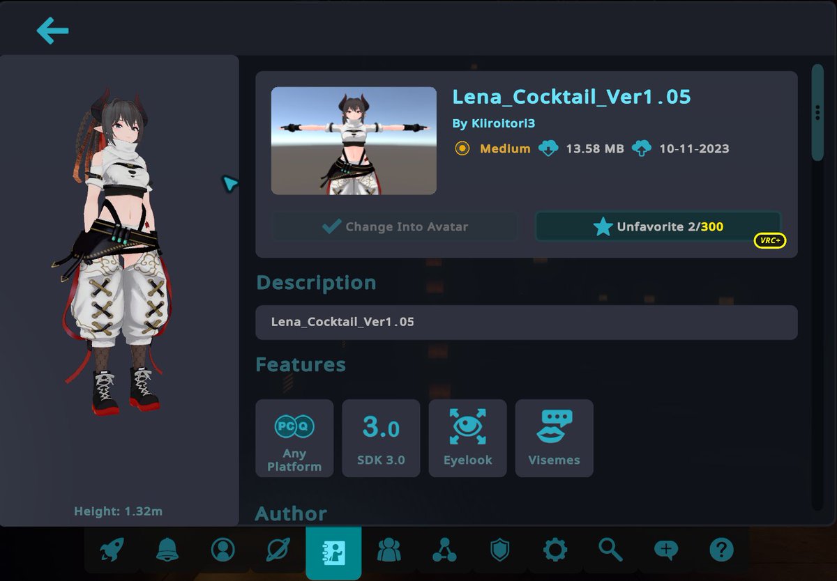 mmssff's tweet photo. VCC+AvataroptimizerでMediumまでダイエット♪ https://t.co/jqDlMv8o6X