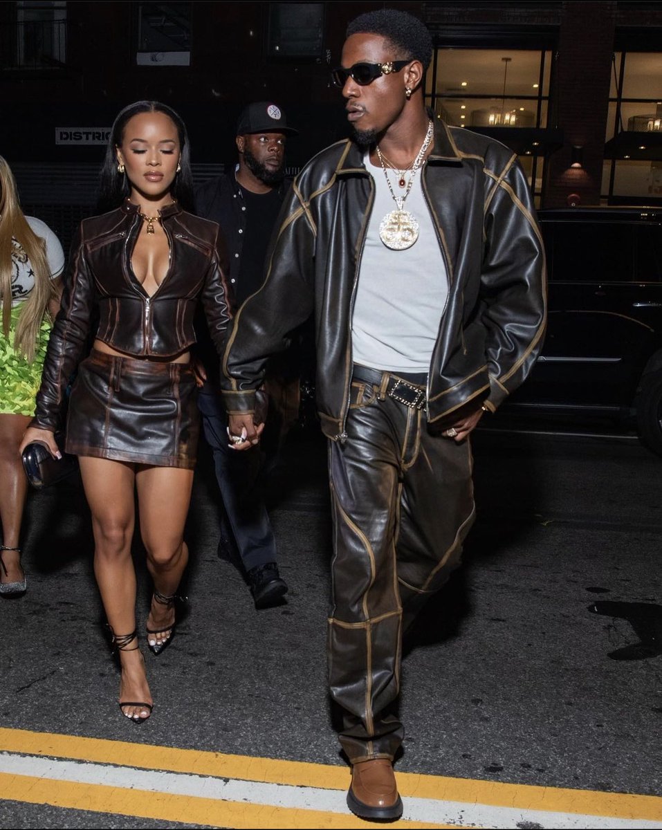 Joeybadass and Serayah NYFW 🤎