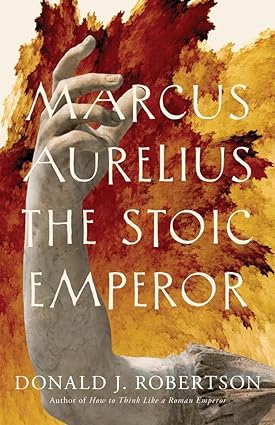 🔥 The cover design just went online for my new book, a philosophical biography of Marcus Aurelius, available now to preorder from <a href="/YaleBooks/">Yale University Press London 📖</a> Ancient Lives series.