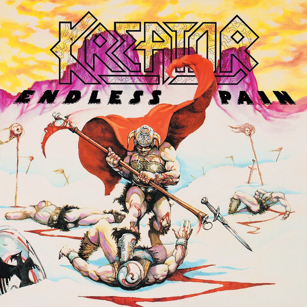 ThisDayInMETAL's tweet photo. Oct 11th 1985 #Kreator released their debut album “Endless Pain” #TotalDeath #CryWar #FlagOfHate #StormOfTheBeast #ThrashMetal
Did you know...
On this album both Petrozza and Reil share vocal duties. https://t.co/OIDC9F9x5i
