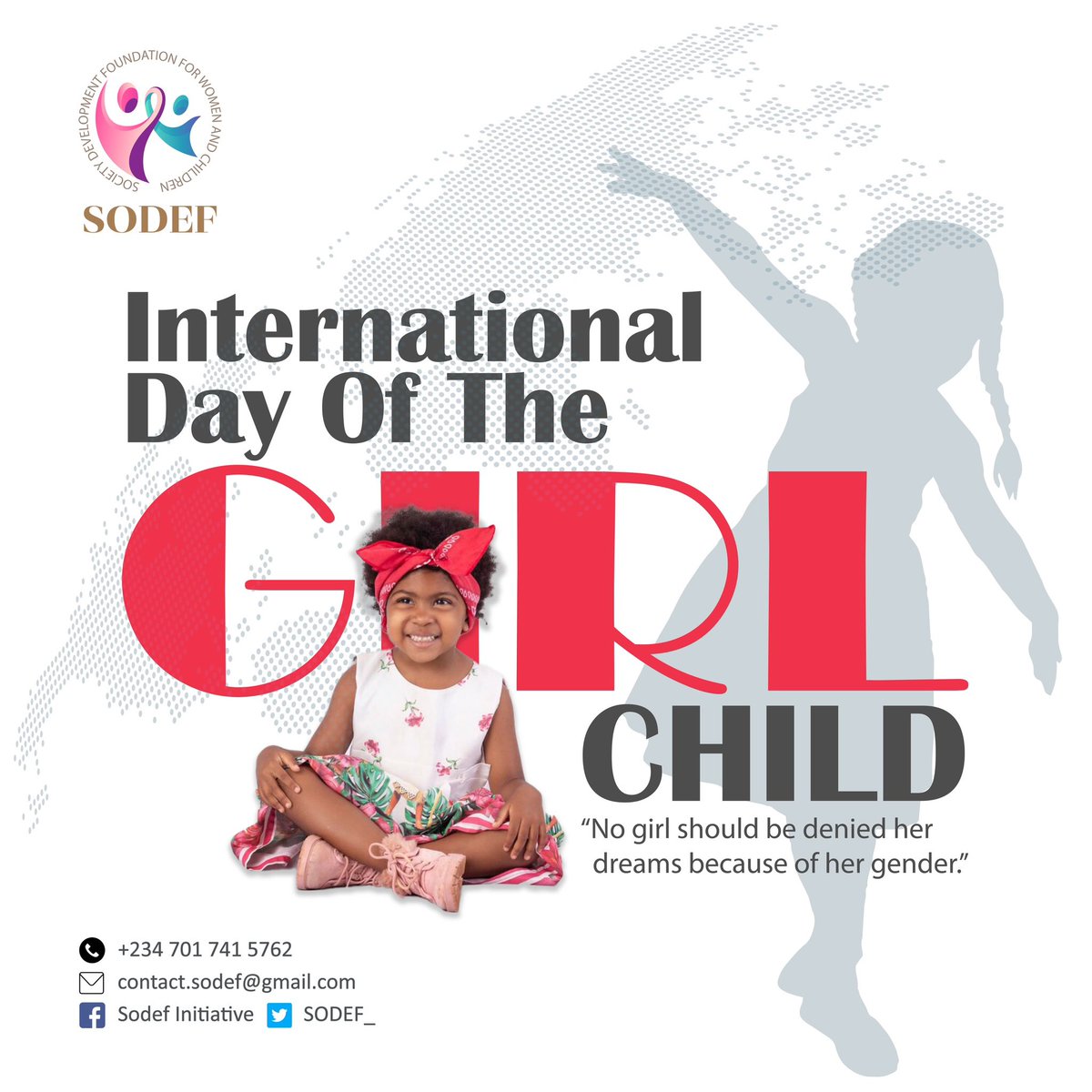 Preciou_queen's tweet photo. Together, we can make a difference. Join us in advocating for:
1️⃣ Equal access to education for girls worldwide.
2️⃣ Mentorship and leadership programs to nurture their potential.
3️⃣ Ending child marriage and promoting girls' agency in life choices.
#InternationalDayofGirlchild https://t.co/WuB5L5OyHh