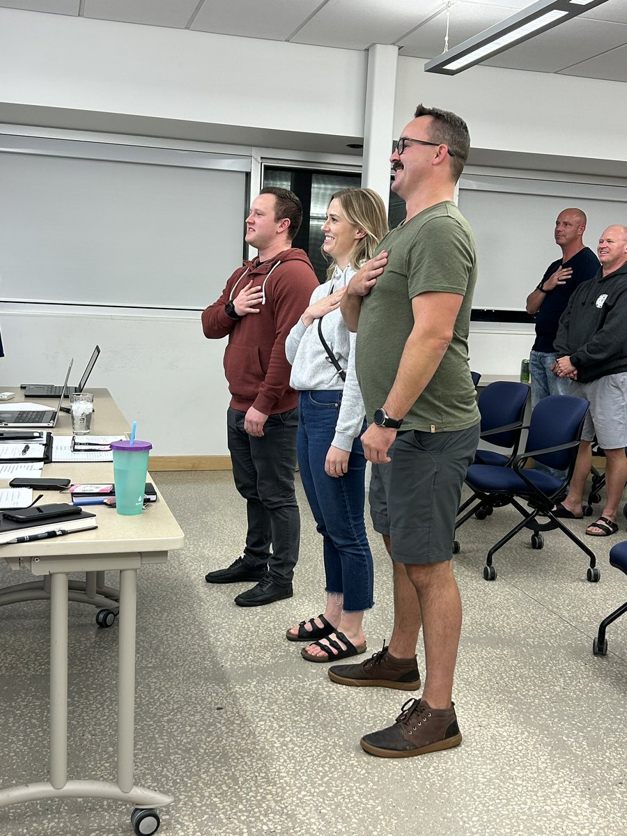 Tonight we were proud to swear in 3 new Firefighter/Paramedics to our our Local 803 family. Welcome to the family brothers and sister! 🚒🚑🇨🇦