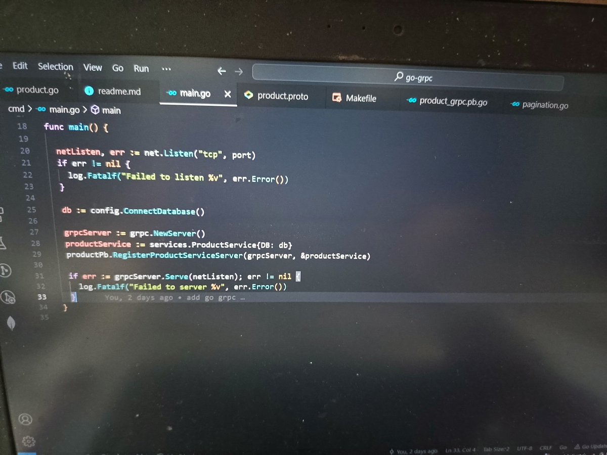 hardzal's tweet photo. GRPC learning 😊 https://t.co/jjr7n30HD2