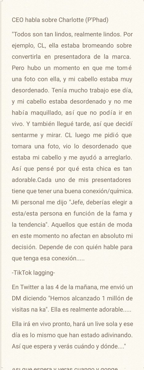 EnglotLatamOfc's tweet photo. Gracias a @AmNaisn que hizo la traducción de tailandés a inglés, aquí les dejo la traducción al español.
#CharlotteAustin #RedRoomEnglot https://t.co/fJuwxKrqPo