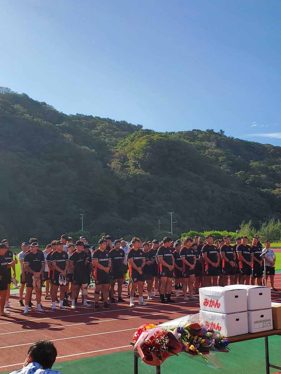 RedHurricanes's tweet image. #レッハリ沖縄合宿2023

10/11午前☀
歓迎セレモニーを実施いただいた後、チーム練習を行いました🏉

#レッハリ
#沖縄合宿