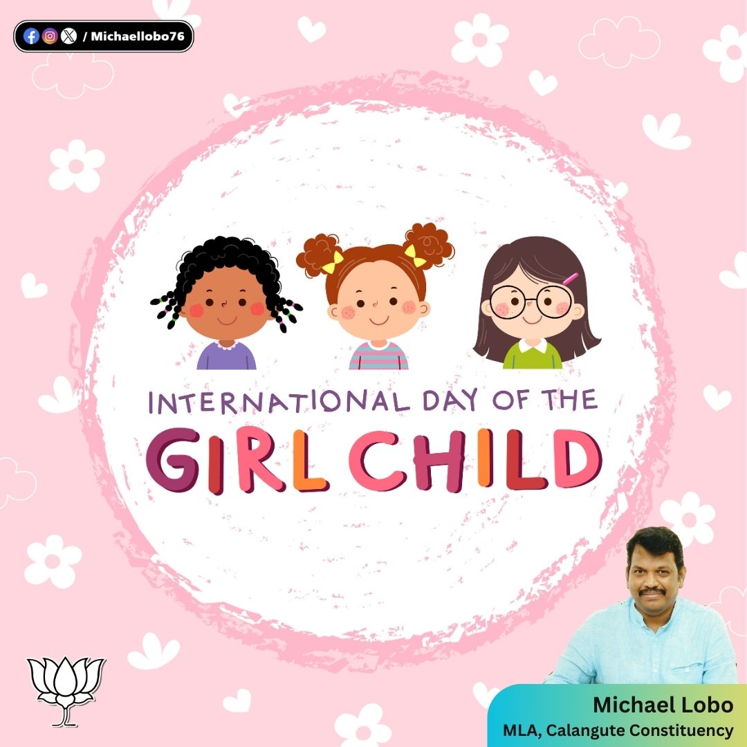 MichaelLobo76's tweet photo. The future is bright when girls are empowered. Let's work together to break down barriers and create a world where every girl can thrive. Happy International Day of the Girl Child! 🌞🌍 #GirlEmpowerment #Equalit https://t.co/iuIgmDSKmJ