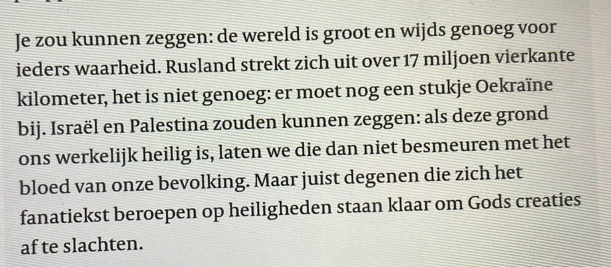 sjutterke's tweet image. Fragment uit V-column, hele column volkskrant.nl/a-b3c417ca