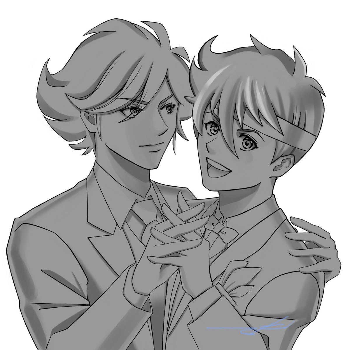 「G(グリザイユ)塗り感想 G画法はグレースケールで描いて(図1)透明色で固有色を」|𝕆𝕥𝕠𝕞𝕠のイラスト