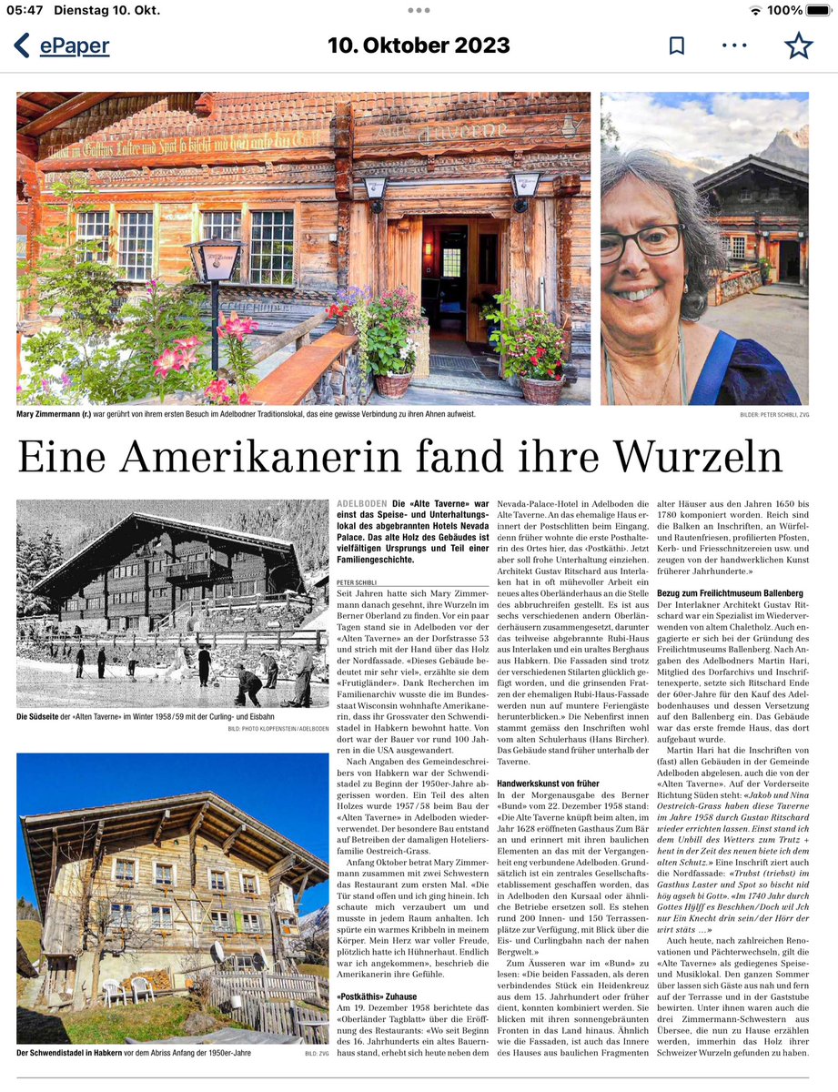 #frutigländer #altetaverne #swisscenter #HEIMAT @swisscenter