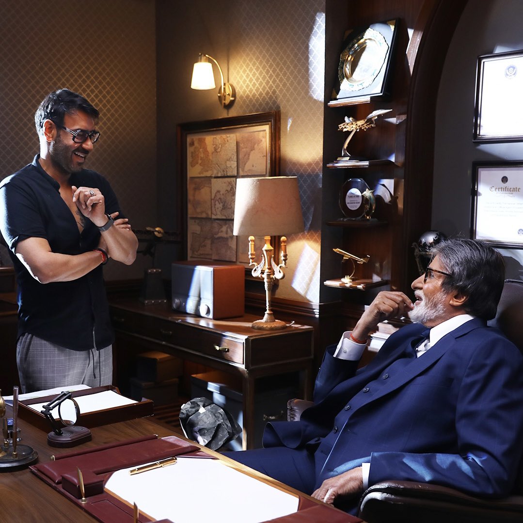 ajaydevgn's tweet photo. Working with you is just as fun as it looks in the picture. Happy birthday, Amit Ji! Wishing you love, health, and happiness. https://t.co/FQXkGF7WBM