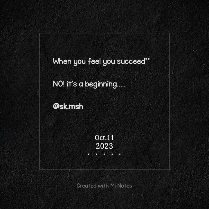 SaddaTalk's tweet photo. When you feel you succeed**
#saddatalk
#SuccessMindset 
#success https://t.co/wdsM1xdv3M
