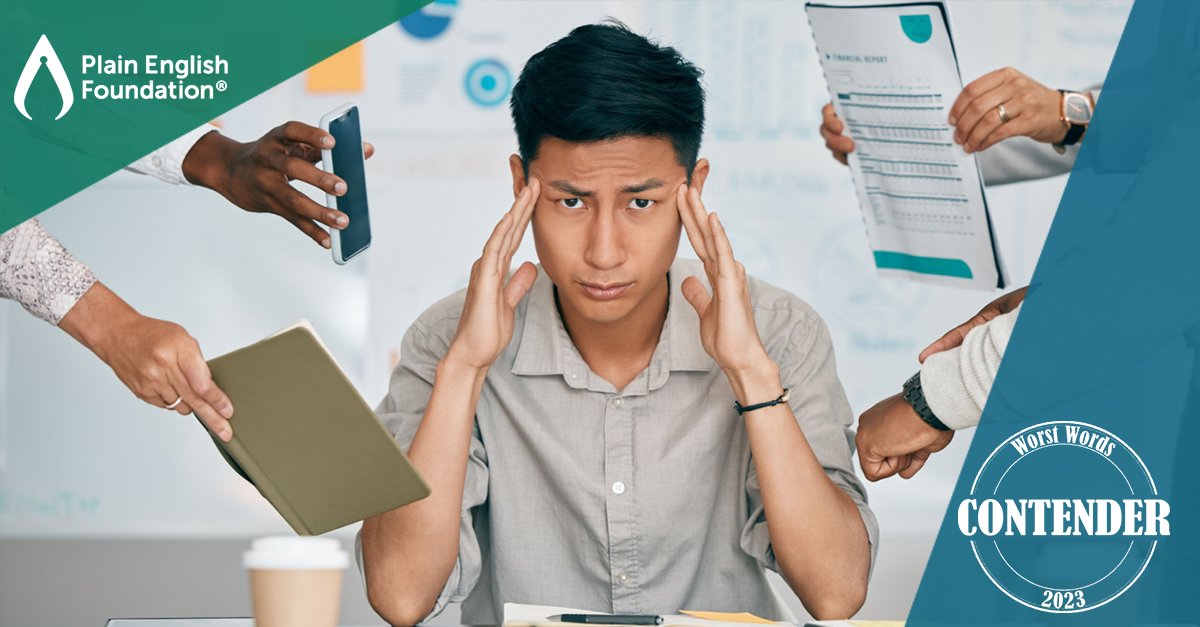 PlainEnglishAus's tweet image. Will ‘quiet hiring’ be the Worst Word of 2023? Visit our website to find out: bit.ly/3toBr7t
Quiet hiring involves giving staff tasks beyond their role descriptions rather than hiring extra employees.
#WorstWords2023 #QuietHiring #QuietQuitting #Corporate #Jargon