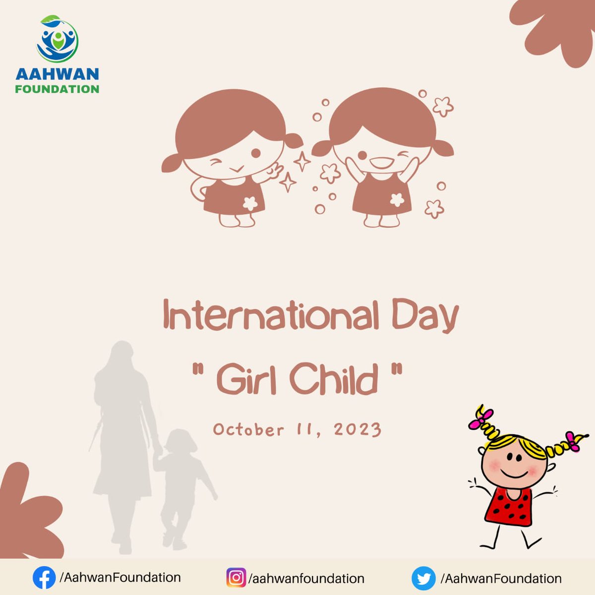 Aahwanofficial's tweet photo. Empower, educate, and celebrate the future leaders of our world on #InternationalGirlChildDay 💪📚🌍
 #GirlsUnite
#EqualityForGirls https://t.co/hXPqjBfHlh