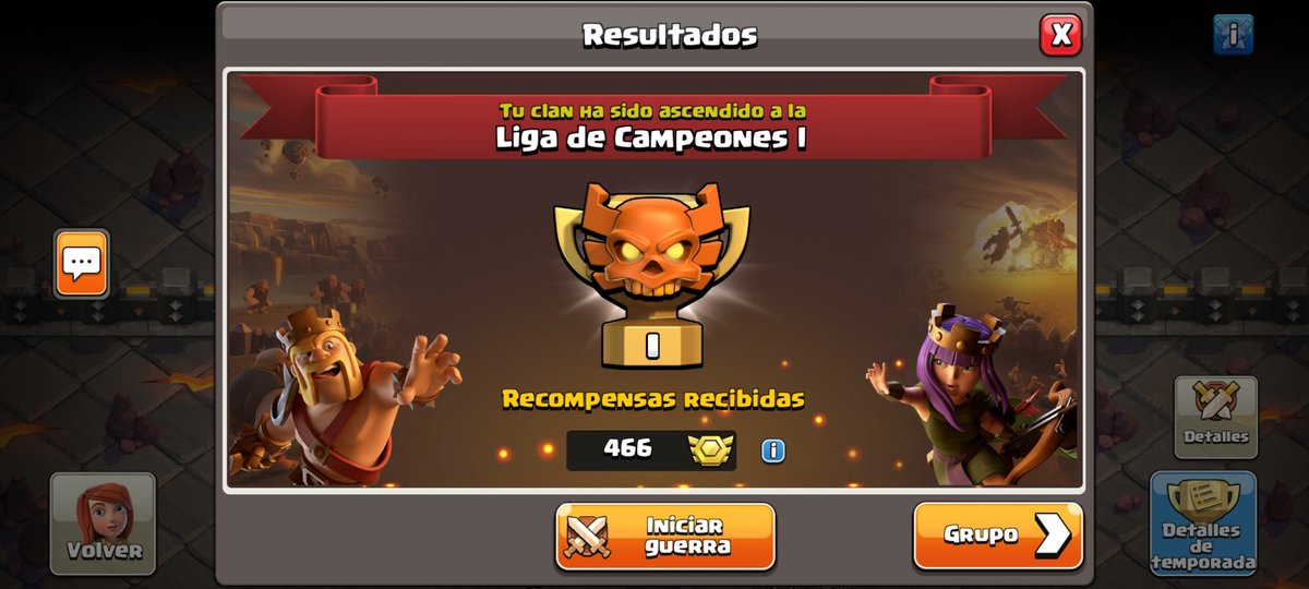 The family fue el primer clan que nos acogio, y luego de subir mas de 15 clanes a campeones I y talvez como un tipo de despedida por fin lo subimos por agradecimiento ❤️