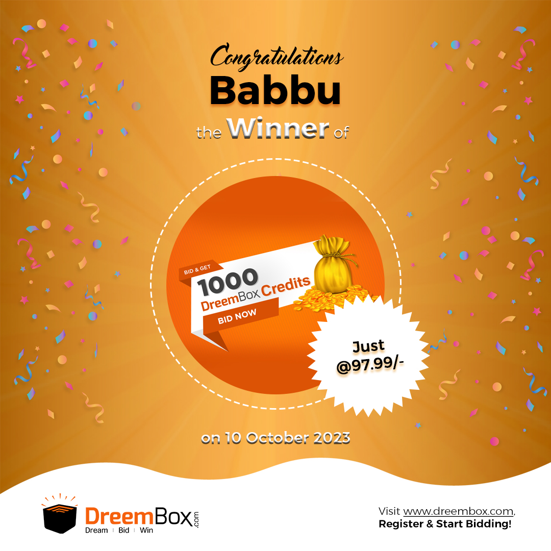 mydreembox's tweet photo. #Congratulations #dreembox #winners #viral #trending #place #highest #unique #bid #to #win #freeauction #bidding #auctiononline #furniture #auction #auctiononline #auction #platform #watch #auctionsale #winonline #amazon #auctionsale #truestory https://t.co/H2VpnsgNS2