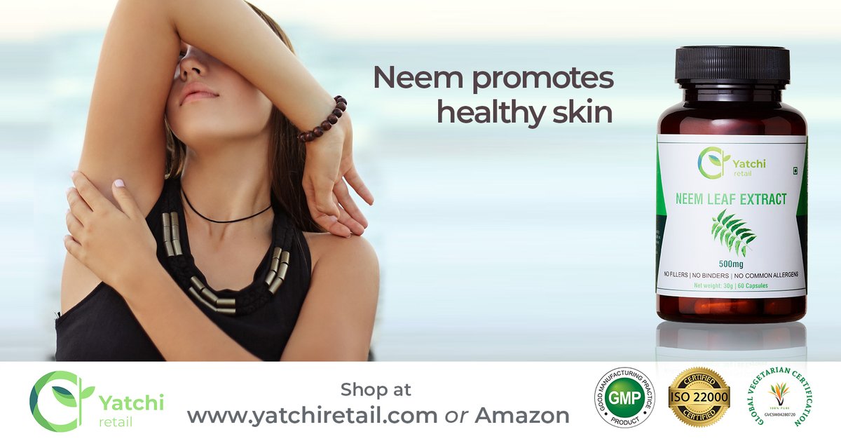 yatchiretail's tweet photo. Neem Leaf Extract Capsules – shop at  https://t.co/tH4Ng2Ohuz or Amazon UK
#neem  #veganhealth #neempills #himalayaneemtablets #herbalantiinflammatory #neembark #organicindianeem #neemplant #complementarysupplements https://t.co/8YgcgcRvcM